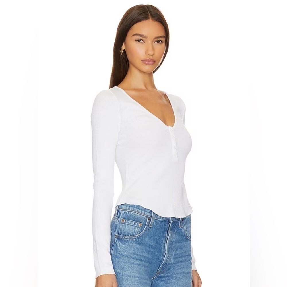 Free People X Intimately Keep It Basic Top Ivory Size M